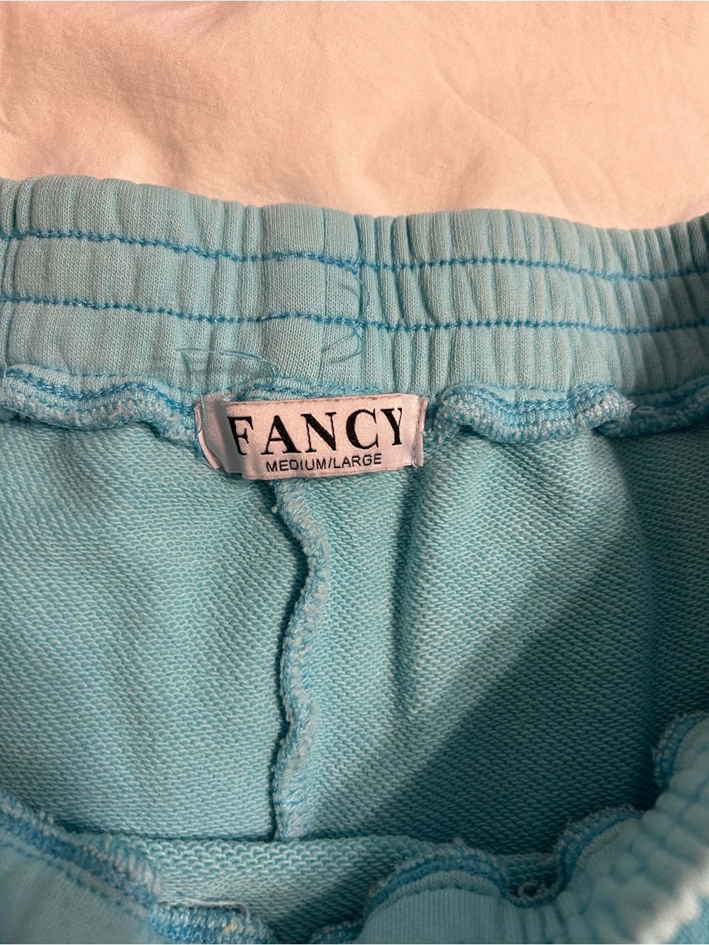 Fancy Light Blue Women’s Pullover Sweatshirt - Picture 6 of 8